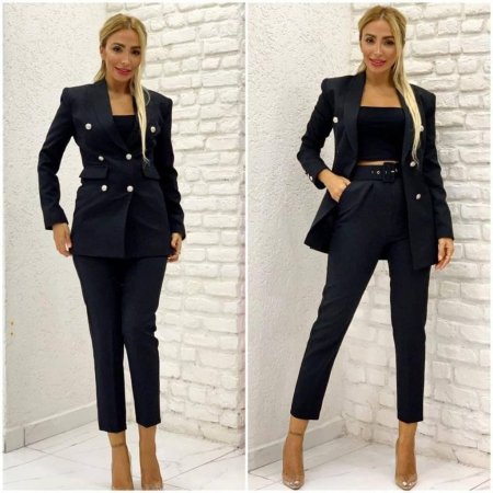 طقم بلايز اسود