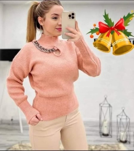 بلوزه صوف أنيقه جدا