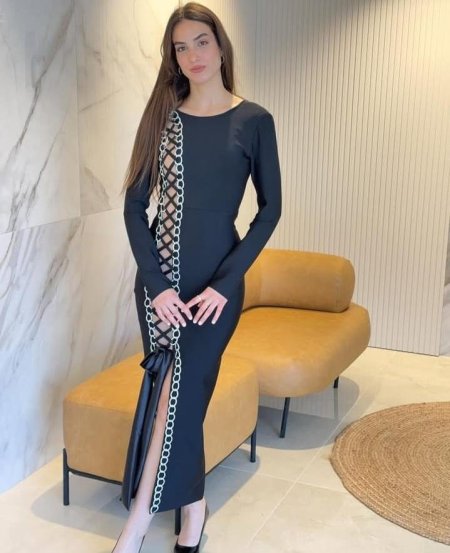 فستيان اسود للمناسبات